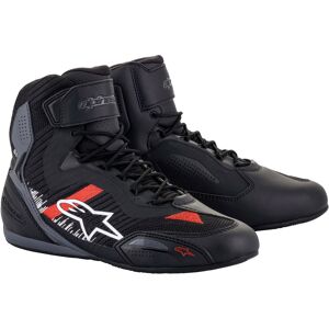 Alpinestars Faster 3 Rideknit, Schuhe Schwarz/Grau/Hellrot 11 male