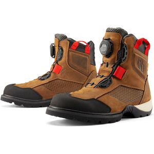 Icon Stormhawk, Stiefel wasserdicht Braun/Schwarz/Rot 8.5 US male