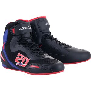 Alpinestars FQ20 Faster-3 Rideknit, Schuhe Schwarz/Hellrot/Blau 9 US male