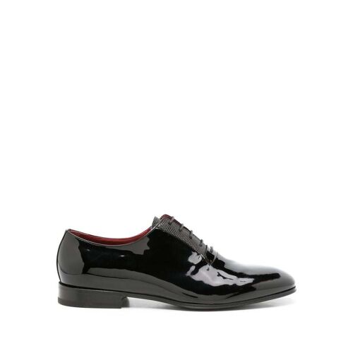 Ferragamo Oxford-Schuhe aus Lackleder – Schwarz 7EEE/8EEE/9.5EEE Male