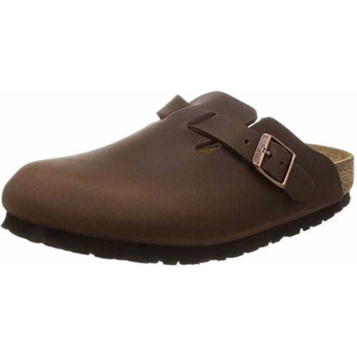 Birkenstock Clogs braun Boston Fettleder 46 - male - braun - 46