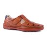 Klettschuh PIKOLINOS "MARBELLA" Gr. 41, braun (cognac) Herren Schuhe Klettschuhe Bäcker Sandale, Komfortschuh, Slipper mit gepolstertem Schaftrand