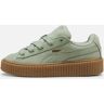 Fenty x Puma Creeper Phatty Nubuck Green Fog-Puma Gold-Gum - male - Size: 41