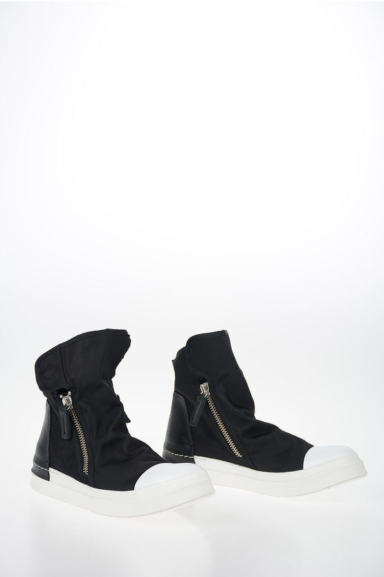 Cinzia Araia Fabric Zip Closure SKIN High Top Sneakers Größe 44