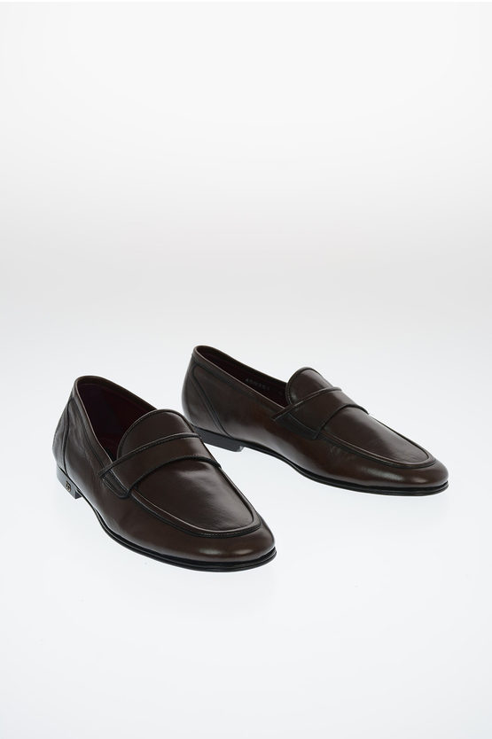 Dolce & Gabbana Leather ACAPULCO Loafers Größe 39,5