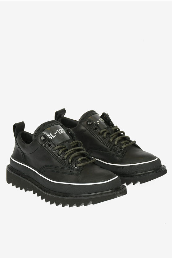 Diesel Leather H-SHIROKI DBS Sneaker Größe 44