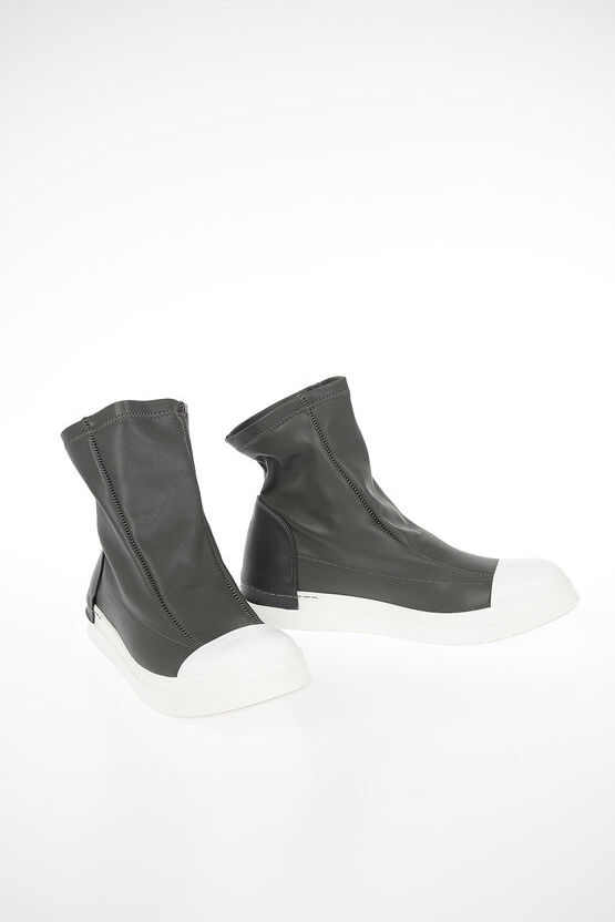 Cinzia Araia Leather High-Top Sneakers Größe 45