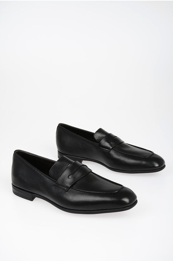 Ermenegildo Zegna Leather Loafer Größe 10