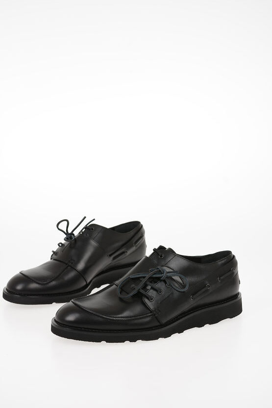 Maison Margiela MM22 Leather Double Laces Derby Shoes Größe 41