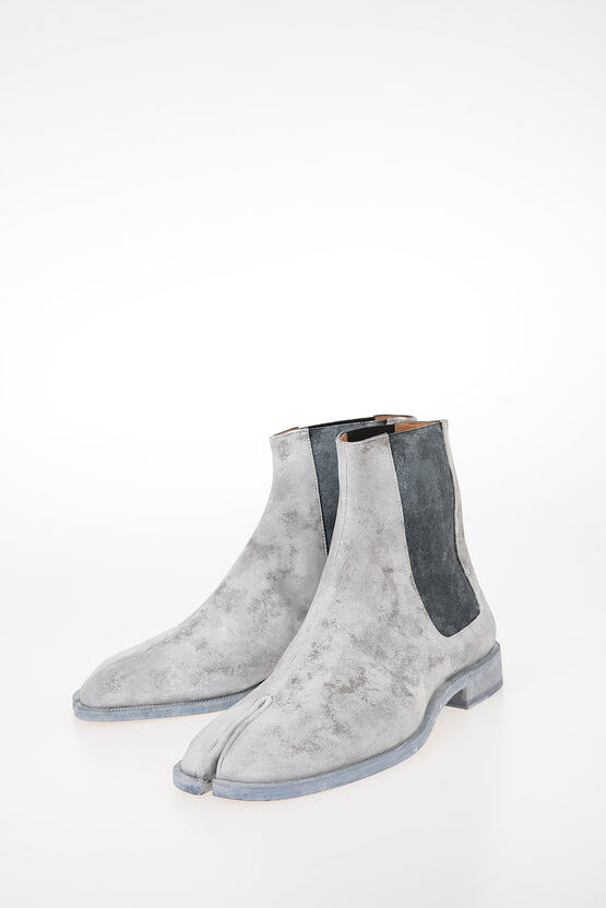 Maison Margiela MM22 Paint Splatter TABI Chelsea Boots Größe 46