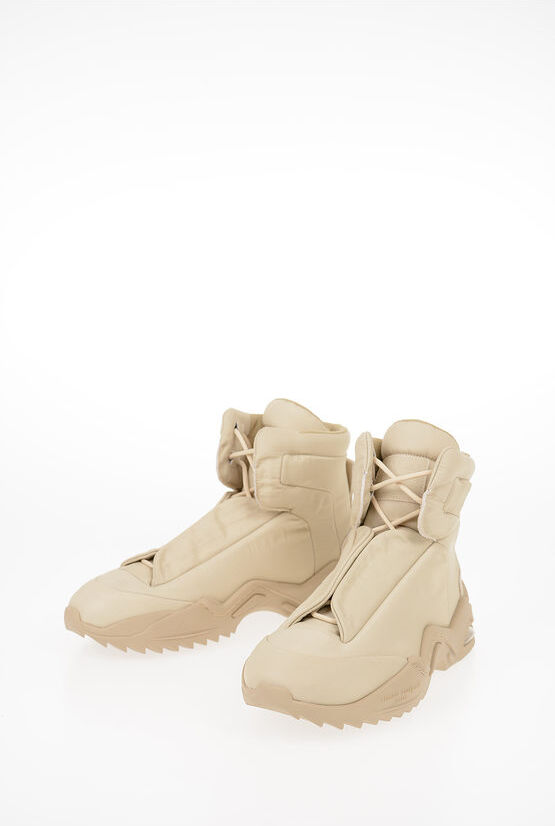 Maison Margiela MM22 Statement Multifaceted Sole FUTURE High-Top Sneakers Größe 45