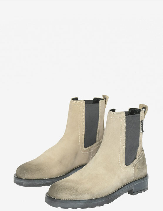 Diesel Suede Leather D-THROUPER Chelsea Boots Größe 44