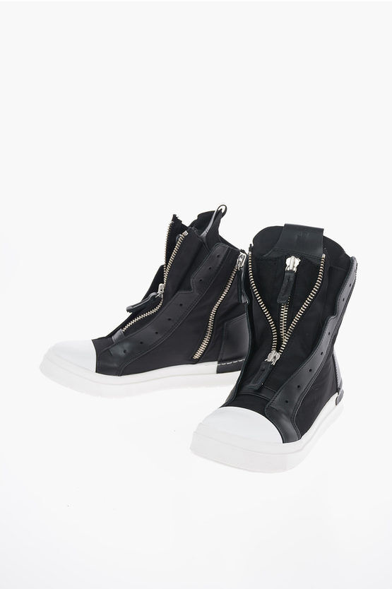 Cinzia Araia Textile SKIN High Top Sneakers with Zip Fastening Größe 46