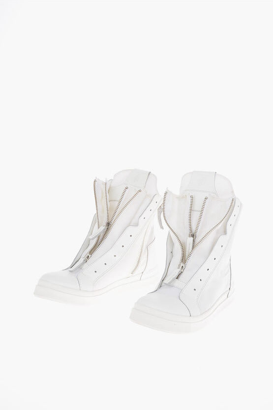 Cinzia Araia Textile SKIN High Top Sneakers with Zip Fastening Größe 42