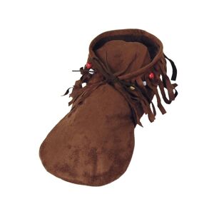 Bristol Novelty Mens Hippie Leather Moccasins