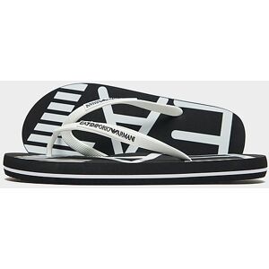 Emporio Armani EA7 Logo Flip-Flops, Black