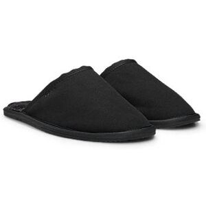 Boss Faux-suede slippers with rubber sole