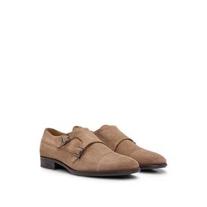 Boss Double-monk shoes in suede