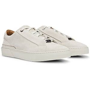 Boss Gary suede low-top trainers with branded lace loop