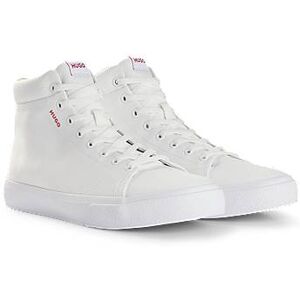 HUGO Canvas high-top trainers with red logo patch