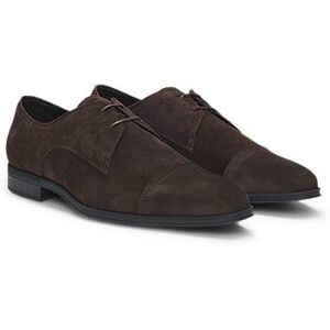 Boss Derby shoes in suede with cap toe