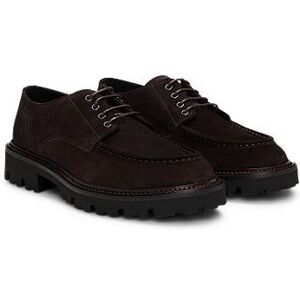 Boss Derby shoes in suede with apron toe