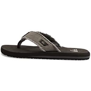 Quiksilver Monkey Abyss Men's Flip-Flops (Monkey Abyss) Grey Grey Black Brown, size: 42 EU