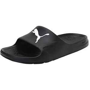 PUMA Unisex Divecat Slide-Sandalen, Black White, 47 EU