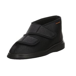 Fischer Unisex Adults' Bequem Schuh Hoch Schwarz Unlined high house shoes Black Size: 6.5