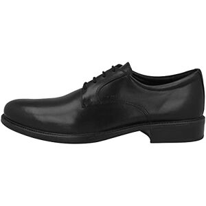 Geox Uomo Carnaby D Men's Derby Lace-Up Shoes (Uomo Carnaby D) Black (Blackc9999), size: 43.5 EU