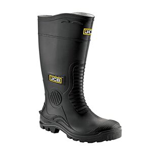 JCB HYDRO/B Black Safety Wellington Boots with Steel Midsole Mens, black