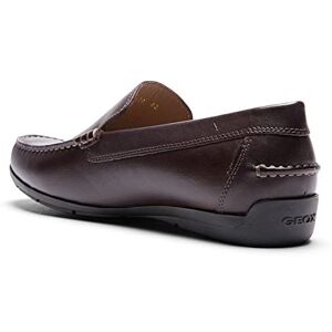 Geox Men's U SIMON A Mocassins Brown Size: 8.5 UK