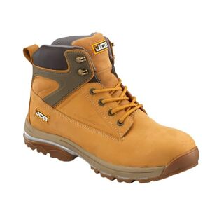 JCB F/Track/H Honey / Yellow Nubuck Waterproof Safety Boots with Steel Midsole Mens