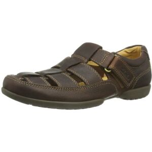 Clarks Recline Open Sandals Mens Brown Braun (Mahogany Leather) Size: 8 (42 EU)