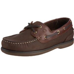 Quayside Clipper Men's Boat Shoes, Brown oak chestnut, 38 EU