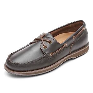 Rockport Ports of Call Perth K54692, Herren Bootsschuhe, Braun (DK BROWN PULL UP), EU 41.5 (UK 7.5)