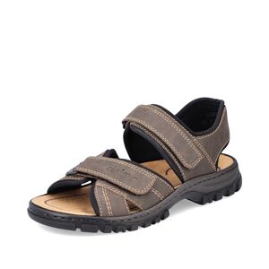 Rieker Men's Sandals, 25051 Brown 42 EU