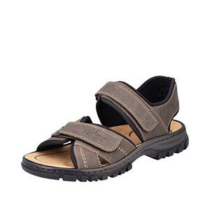 Rieker Men's Sandals, 25051 Brown 46 EU