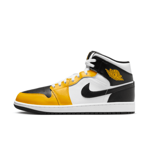 Air Jordan 1 Mid-sko til mænd - gul gul 50.5