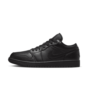 Air Jordan 1 Low-sko til mænd - sort sort 44.5