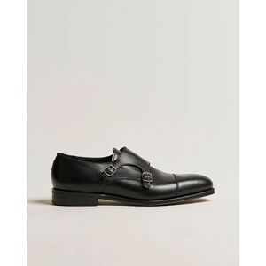 Loake 1880 Cannon Monkstrap Black Calf men EU41,5 Sort