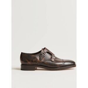 John Lobb William Double Monkstrap Dark Brown Calf men EU43,5 Brun