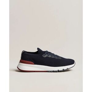 Brunello Cucinelli Mesh Running Sneakers Navy men 43 Blå