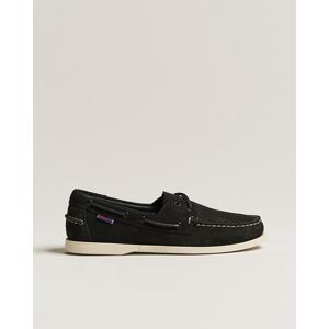 Sebago Docksides Suede Boat Shoe Black men EU43,5 Sort