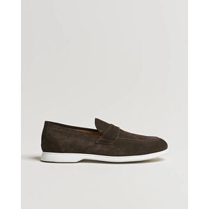 Kiton Summer Loafers Dark Brown Suede men EU42 Brun