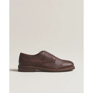 Brunello Cucinelli Plain Toe Derby Dark Brown Deerskin men 43 Brun