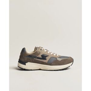 Stepney Workers Club Amiel S-Strike Suede Mix Runner Grey men 42 Grå