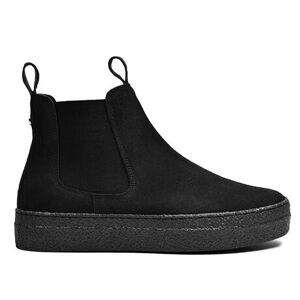 Minfot Chelsea Boots Visby Ruskind Sort 42