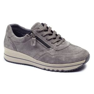 Minfot Cloe Sneaker Lynlås Ruskind Taupe 43