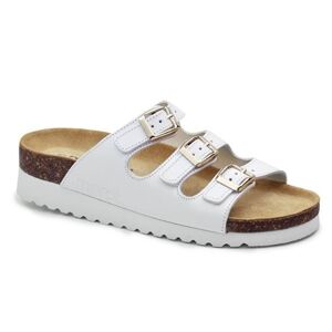 Minfot Sandal Blød Bio Hvid Nappa 42